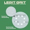 Legit Grit 5 inch Sand paper Disc, 8-Hole, 800 Grit, 50PK LG5-8800-50 - alternate 5